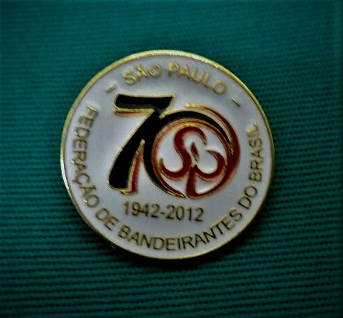 Broche 70 Anos Movimento Bandeirante SP